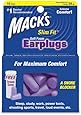 Macks Slim Fit Soft Foam Earplugs, 10 Pair