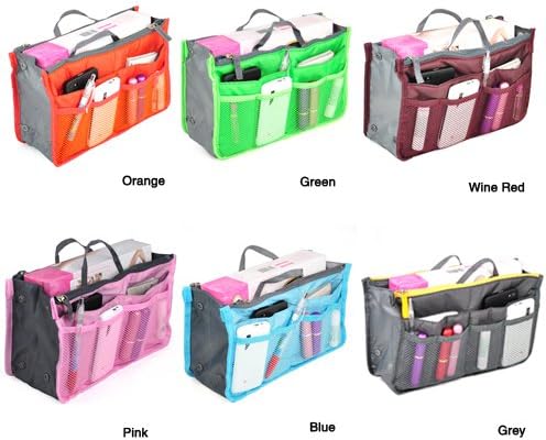 World Pride Nylon Handbag Insert Comestic Gadget Purse Organizer
