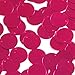 Round Flat Sequin 20mm Top Hole Fuschia Pink Metallic. Couture Paillettes. Made in USA