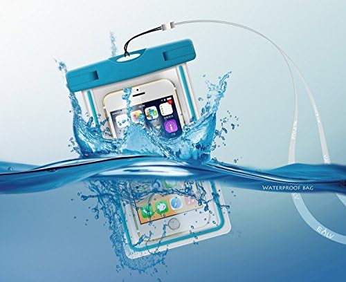 iEasye Waterproof Case Bag for Apple iPhone 6, 6 Plus, 5s,5c,5,Samsung Galaxy S6 S5 S4, Samsung Note 4,Note 3. Universal UltraBag Waterproof Pouch With Touch Responsible Front and Back Transparent Screen Protector Window.Also Work As a Waterproof Wallet,Dry Bag,Pouch.(A.K.A IPX8 Certified Protective Smartphone Waterproof Life Pouch / Credit Card Waterproof Bag Case) (Mass)