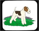 Mouse Pad with fox, terrier, dog, wire, canine