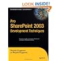 Pro SharePoint 2003 Development Techniques