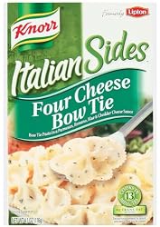 Knorr/Lipton Pasta & Sauce, Italian Four Cheese Bow Tie, 4.1-Ounce Packages (Pack of 12)