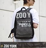 �y�傫���T�C�Y�z ZOOYORK �o�b�N�p�b�N �i�u���b�N�j �iF�j