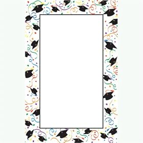 Printable Confetti Graduation Invitations (12 count) by