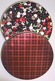 Scott's Cakes Licorice Bridge Mix in a Large Plaid Tin