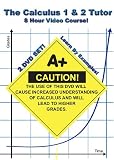 The Calculus 1 & 2 Tutor - 2 DVD Set! - 8 Hour Course! - Learn By Examples!