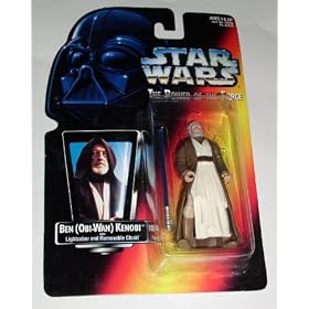 Star Wars Power of the Force 3.5 inch Action Figure - Ben (Obi-Wan) Kenobi with Lightsaber and Removable Cloak