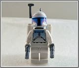 Lego Star Wars Custom Mandalorian (white/blue) 2 Minifig