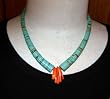 Turquoise & Spiney Oyster Necklace