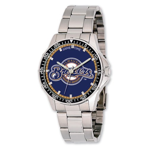 Mens MLB Milwaukee Brewers Coach Watch