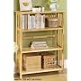 Mission Style 38 x 27.5 Inch Natural Folding / Stacking Bookcase