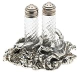 Arthur Court Crab Salt-and-Pepper Set in Stand