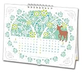 切り絵ネイチャー 卓上 2010年 カレンダー