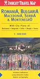 Romania and Bulgaria Insight Travel Map