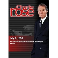 Charlie Rose with Cher; Michael Keaton (July 9, 1996)