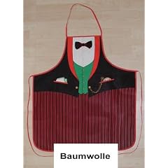 Sch�rze Kellner * Baumwolle * (Nr.299) lustige Grillsch�rze / Partysch�rze mit Motiv Kochsch�rze K�chensch�rze Latzsch�rze ideal f�r K�che, Haushalt & Party
