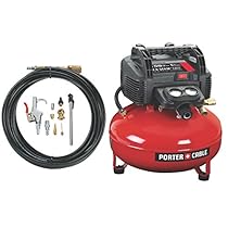 PORTER-CABLE C2002-WK Oil-Free UMC Pancake Compressor with 13-Piece Accessory Kit
