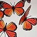 Translucent Butterfly Monarch - 15 Transparent Monarch Regular Size Butterflies
