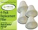 High Quality 4-pack Filters Fits Black & Decker Pivot Vac Model PHV1800; Compare to Black & Decker Vacuum Cleaner Part # PVF100, PVF-100, 5147239-00, 514723900; Designed & Engineered By Crucial Vacuum