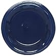 Blue Fish Ceramic Pottery Salmon Dinner Plate Set of Two 10" x 1.25"