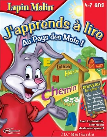 Lapin Malin : J'apprends à lire, 4-7 ans + Atelier de Dessin et de Musique