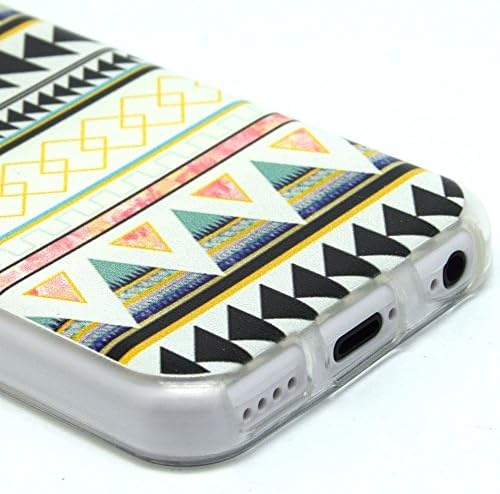 KaiXuan LingYun? Flexible TPU Rubber High Impact Creative fashion for Girls Soft Case Slim Fit Cover Cute Patterned Tribe Back Cover Skin for iphone 5C Case iphone 5c cover