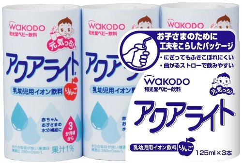 元気っち! アクアライトりんご 125ml×18本