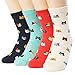 Aeiniwer Socksense Women's Mini Cats Series Socks 4paris(4color)=1pack