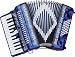 SofiaMari SM-2648 Piano Accordion, Black Pearl