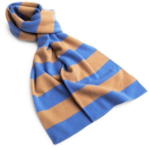 Red Moon Women\'s 100% Cashmere Striped Scarf