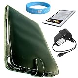 Barnes and Nobles Nook eReader Executive Carrying Case + Nook eReader Wall Charger + Screen Protector + Wristband