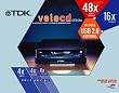 TDK Media veloCD 48x16x48 External USB 2.0 CD-RW Drive