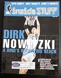 Dirk Nowitzki autographed Inside Stuff Basketball Magazine (Dallas Mavericks)