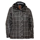 Iguana Damen Skijacke Snowboardjacke Karo braun Gr. 44