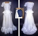 Ladies Victorian Corset Cover, Petticoat in Three Lengths and Bustle