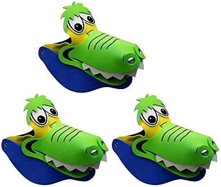 UdealsMall Halloween Decorations EVA Crocodile Hat 3 Pcs