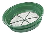 SE GP2-14 Patented Stackable 13-1/4" Sifting Pan, 1/4" Mesh Screen