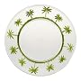Palm Tree Acrylic Dinner Plates Set of 4