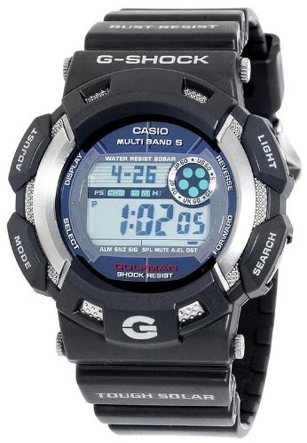 Casio Men's GW9100-1 G-Shock Gulfman Solar Atomic Watch