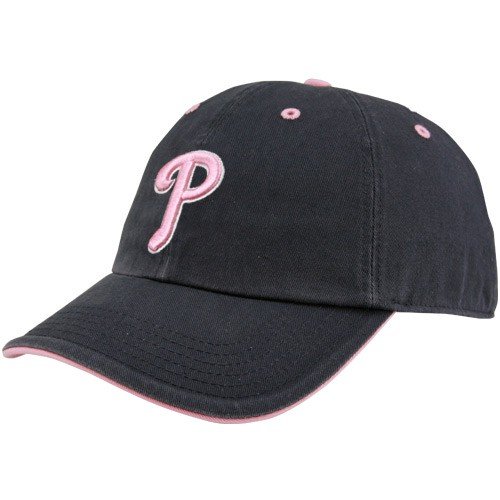 '47 Brand Philadelphia Phillies Ladies Navy Blue Opening Act Adjustable Slouch Hat
