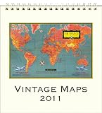 Vintage Maps Desk Calendar by Cavallini 2011