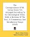 Books : The Correspondence Of M. Tullius Cicero V4: Arranged According To Its Chronological Order, With A Revision Of The Text, A Commentary And Introductory Essays (1918)