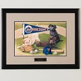 MLB New York Mets Jim Killen Signature Black Framed Print