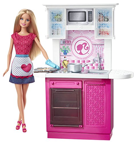 Barbie Doll and Kitchen Furniture Set