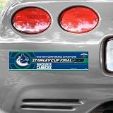 NHL Vancouver Canucks 2011 NHL Western Conference Champions Bumper Sticker ()