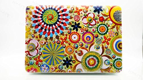 HYAIT 3D Embossing Colorful flower Pattern Polycarbonate (PC) Ultra Slim Hard Case For MacBook 15-inch Model A1398 MacBook Pro (with 15.4-inch Retina Display)