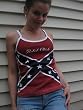 REBEL CHICK TANK TOP FOR GIRLS - REBEL GIRL TANK TOP FOR JUNIORS - REDNECK GIRLS TANK TOP