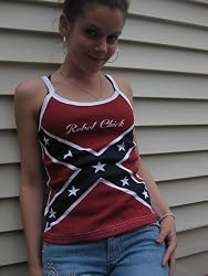 REBEL CHICK TANK TOP FOR GIRLS - REBEL GIRL TANK TOP FOR JUNIORS - REDNECK GIRLS TANK TOP | GIRLYTOPS.com from girlytops.com