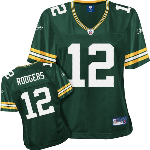 Reebok Green Bay Packers Aaron Rodgers Women's Premier Jersey Medium